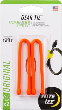 Nite Ize Gear Tie 6'' - Package of 2 1