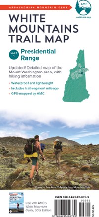 AMC White Mountains Trail Map: Presidential Range 0