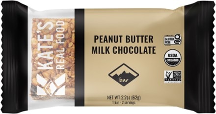 Kate's Real Food Peanut Butter Milk Chocolate Bar 0