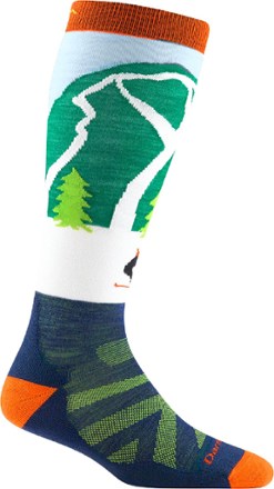 Darn Tough Pow Cow Over-The-Calf Midweight Ski and Snowboard Socks