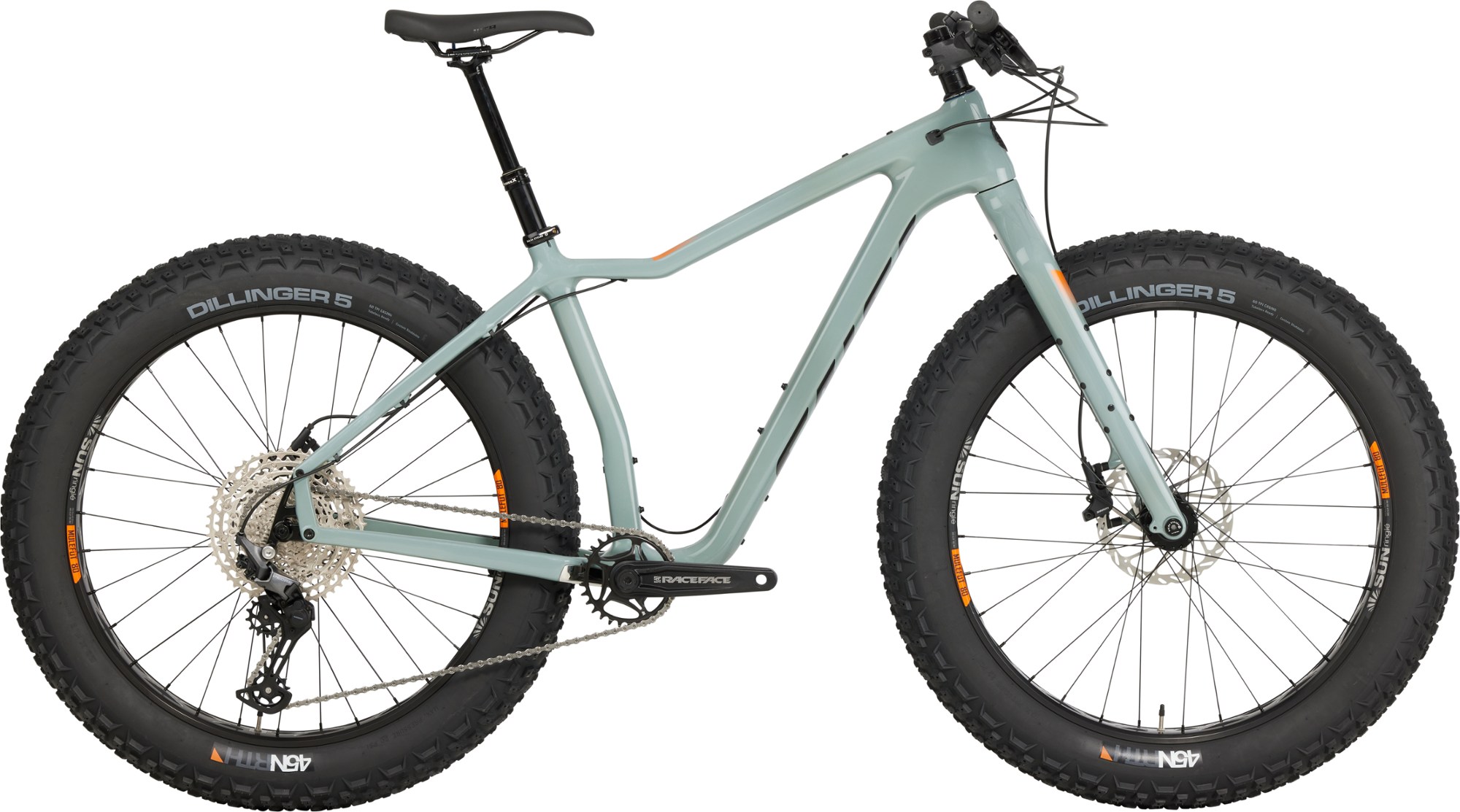 gray salsa fat tire bike