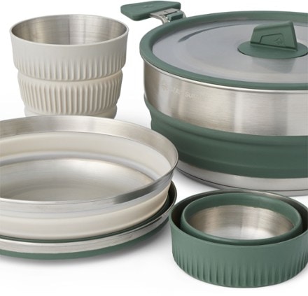 Sea to Summit Detour Stainless-Steel Collapsible 1-Pot Cookset - 5 Piece 2