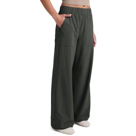 Beyond Yoga Stretch Woven Wide-Leg Pants - Women's 3