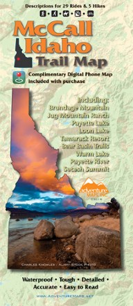 Adventure Maps McCall Idaho Trail Map 0