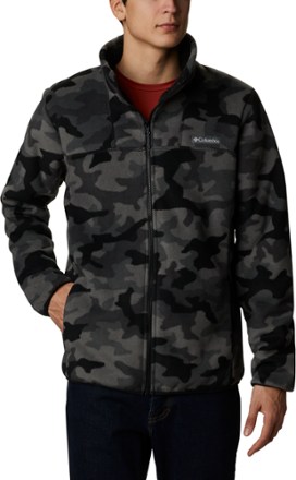 camo fleece jacket columbia