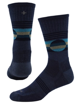 Sockwell North Rim Compression Crew Socks - Denim - Men's 0