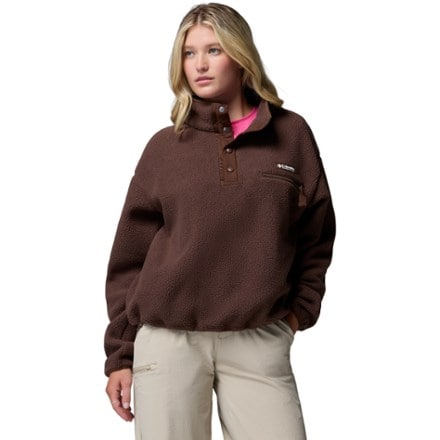 Columbia Helvetia II Cropped Half-Snap Fleece Pullover - Women's 0