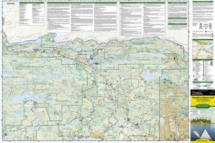 National Geographic National Geographic 752 Boundary Waters - East and Superior National Forest Trail Map 2