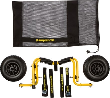 Suspenz Stowable Kayak Airless Cart 1