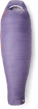 Big Agnes Anthracite 20 Sleeping Bag - Women's Full length zipped (Purple)