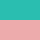 Color: Bright Aqua/Pink-a-boo