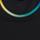 Color: Black Rainbow Trim