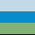 Color: Glimmering Blue/Tart Apple