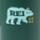 Color: Hemlock Green/Bear Friend
