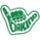 Color: Jolly Green/White