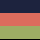 Color: Blue/Coral/Lime