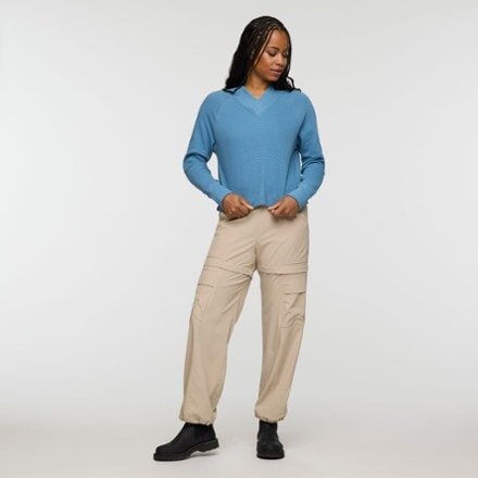Cotopaxi Atajo Long-Sleeve Waffle V-Neck Shirt - Women's 1