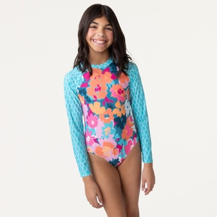 Nani Swimwear Mini Long-Sleeve One-Piece Swimsuit - Kids' 1