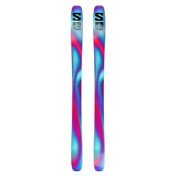 all mountain salomon skis Women's Stance 80 with M10 Bindings 2027 surfy personality in soft snow and trees Salomon QST 98 Skis -