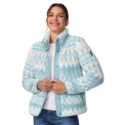 Free Country Sierra Sherpa Fleece Pile Snap-Front Jacket - Women's 2