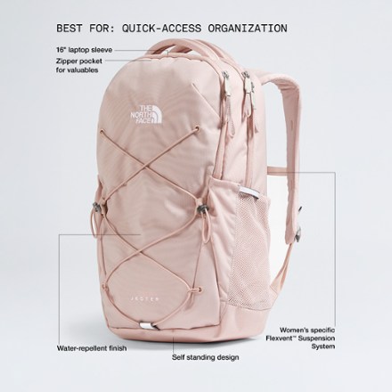 north face backpack jester womens The Women's Luxe A roomy backpack holds everything you need for your morning commute or weekend adventure The North Face Jester Backpack