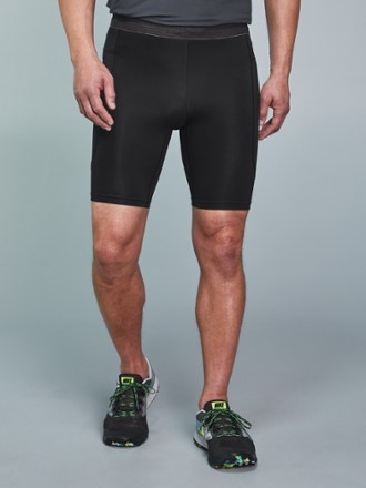 mens running tights under shorts