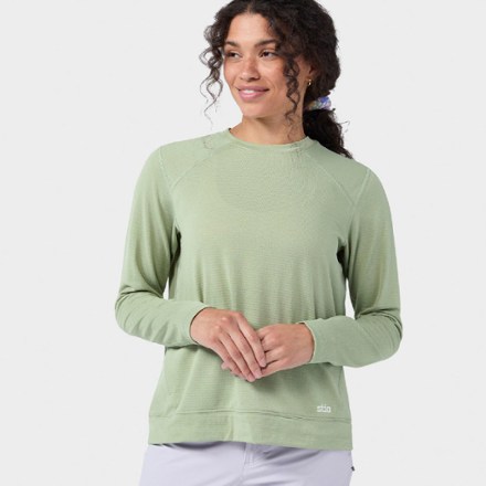 Stio Trax Power Grid Crew Pullover - Women's 1