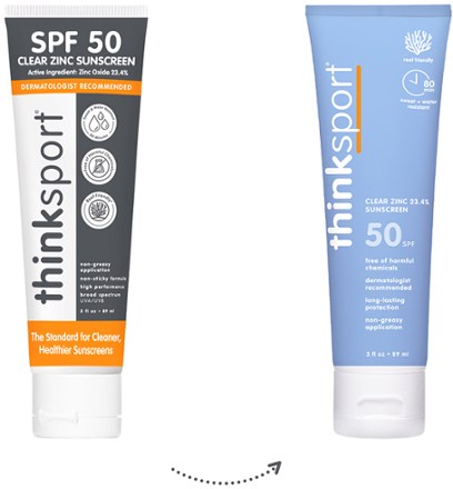 Thinksport Clear Zinc SPF 50 Sunscreen 2