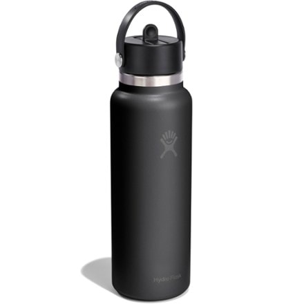 Hydro Flask Wide-Mouth Vacuum Water Bottle with Flex Straw Cap - 40 fl. oz. 0