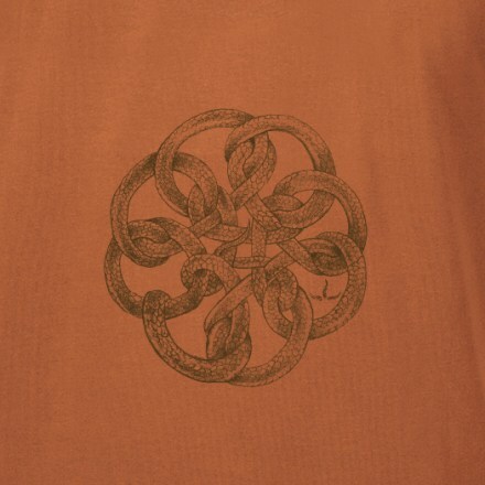 Burnt Orange back graphic detail