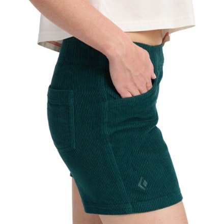 Black Diamond Dirtbag Corduroy Shorts - Women's 3