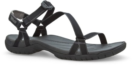 teva black sandals uk