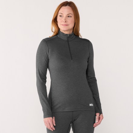 Midweight Base Layer Half-Zip Top - Women's