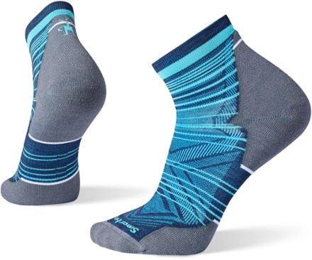 Smartwool Run Targeted Cushion Pattern Ankle Socks 0