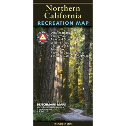 Benchmark Maps Northern California Recreation Map 0