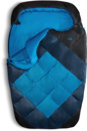 north face 2 person sleeping bag