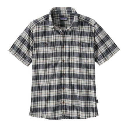 トップス Patagonia Striped Short Sleeve Shirt Patagonia Men's Striped Shirt Organic Cotton Short Sleeve