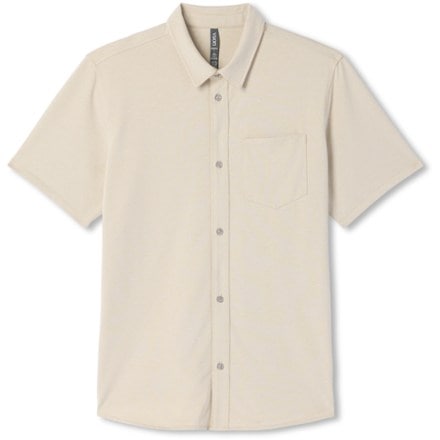 Vuori Short-Sleeve Knit Oxford Button-Down Shirt - Men's 0