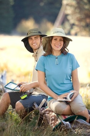 Flowy White Dress + Adjustable Hat for Small Heads