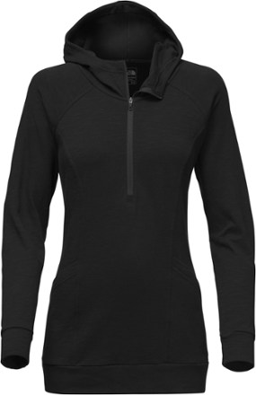 north face hoodie half zip