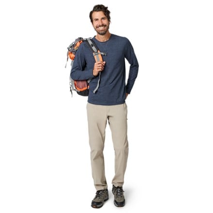 Free Country Sueded Space-Dye Long-Sleeve Crew Shirt - Men's 2