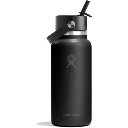 Hydro Flask Wide-Mouth Vacuum Water Bottle with Flex Straw Cap - 32 fl. oz. 1