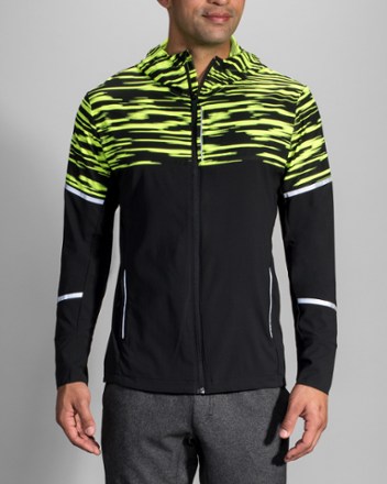 brooks mens running jacket