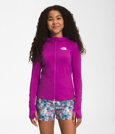 The North Face Amphibious Full-Zip Sun Hoodie - Girls' 0