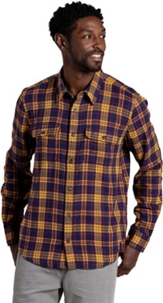 Toadu0026Co Indigo Flannel Long-Sleeve Shirt - Mens