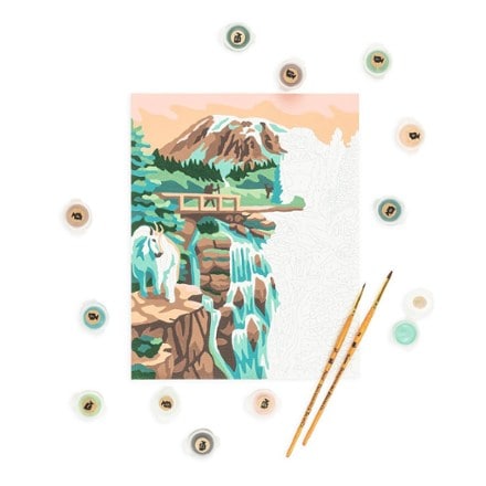 Elle Cree Mount Rainier National Park Paint-by-Number Kit 1