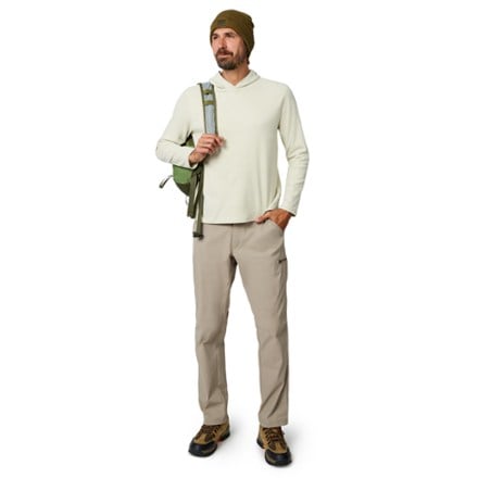 Free Country Sueded Pique Long-Sleeve Crew Shirt - Men's 2
