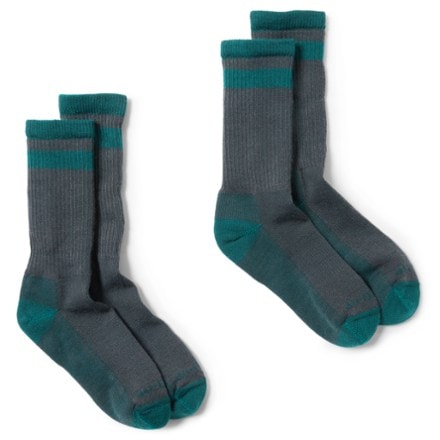 REI Co-op Merino Wool Lightweight Hiking Crew Socks - Seconds - 2 Pairs 1