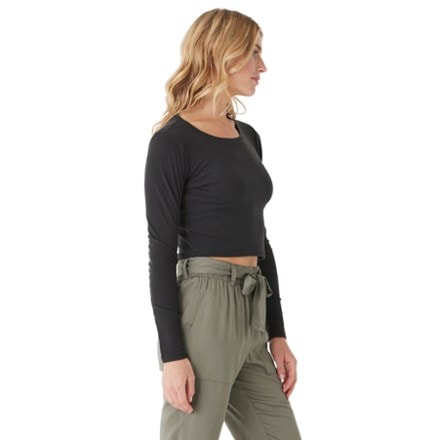 Threads 4 Thought Guadalupe Luxe Rib Long-Sleeve Crop T-Shirt - Women's 2