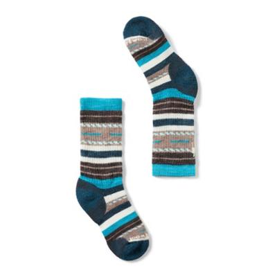 Smartwool Classic Hike Full Cushion Margarita Crew Socks Blue M (12-2.5) Kids